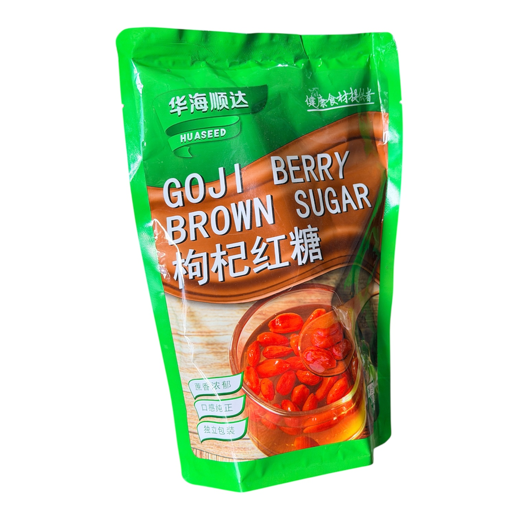 HHSD Goji Berry Brown Suagar 华海顺达枸杞红糖280g
