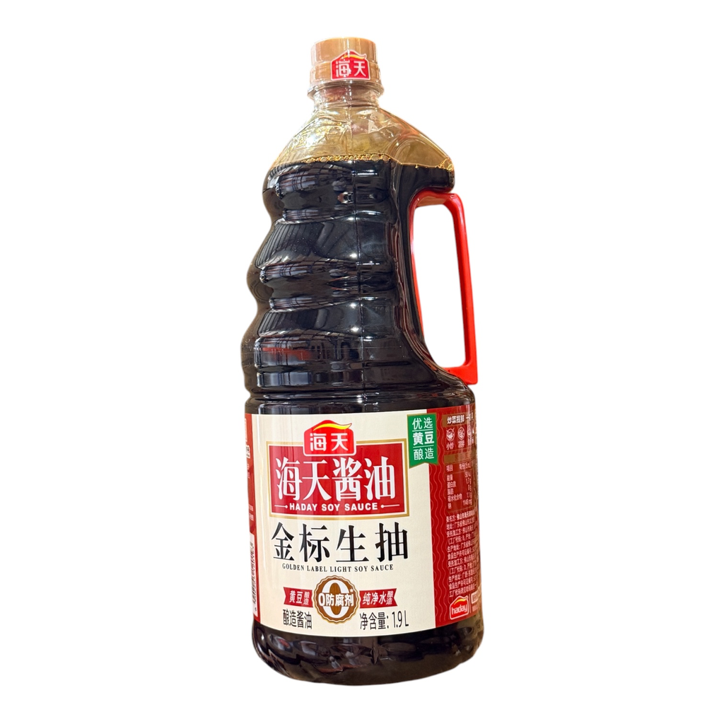 [HTJBSC1.9] Haday G/Brand Light Soy Sauce 1.9L 海天金标生抽