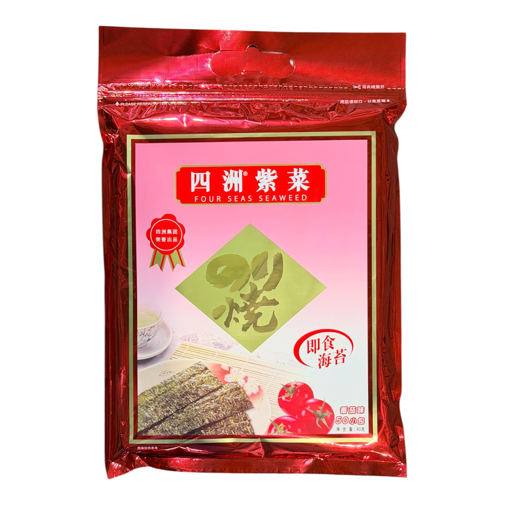 [SZZCFQ] SZ Tomato Flav Seaweed 40g  四洲紫菜番茄味