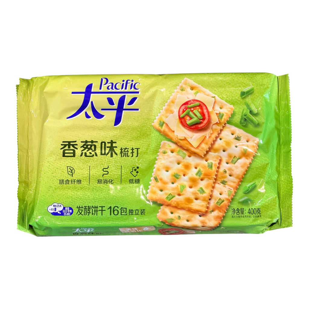 TP Chive Flav Soda Biscuits  400g 太平加钙香葱梳打饼干