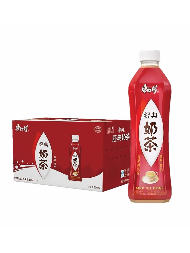 KSF 500ml Milk Tea 康师傅奶茶香浓（红）