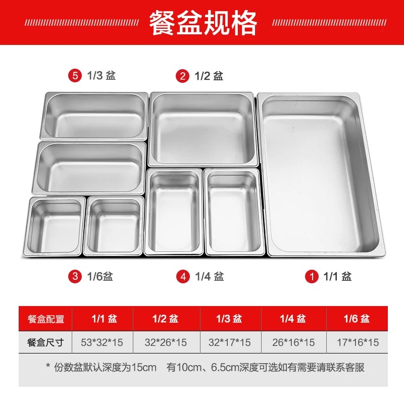 6.5cm 1/2 S/Steel Container Cover 份数盆