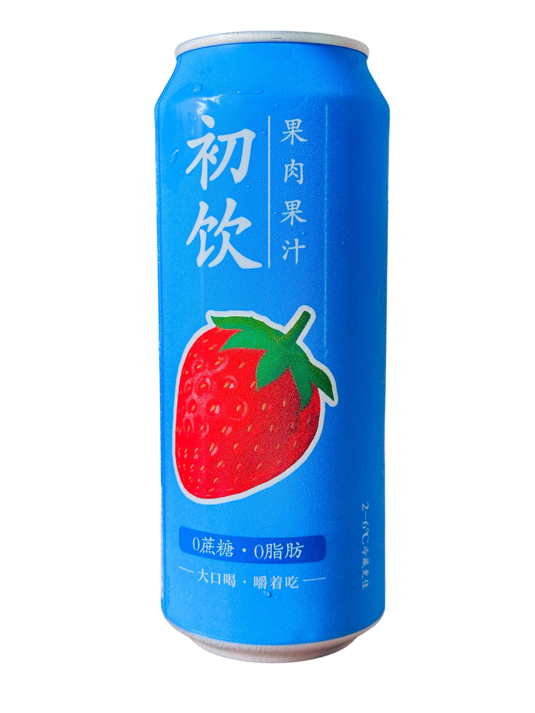 CY Strawberry Drink  500ml 初饮-草莓果肉饮品