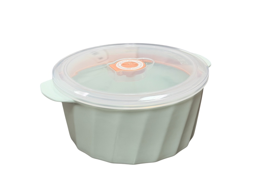 CM Cermaic Soup Bowl 沢美青釉6寸双耳陶瓷保鲜碗