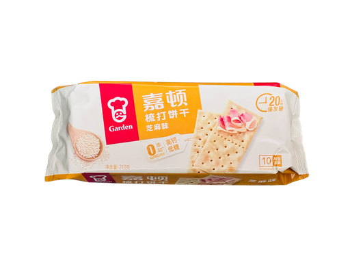 [JDZMSDB] JD Sesame Soda Biscuits 210g  嘉顿芝麻梳打饼
