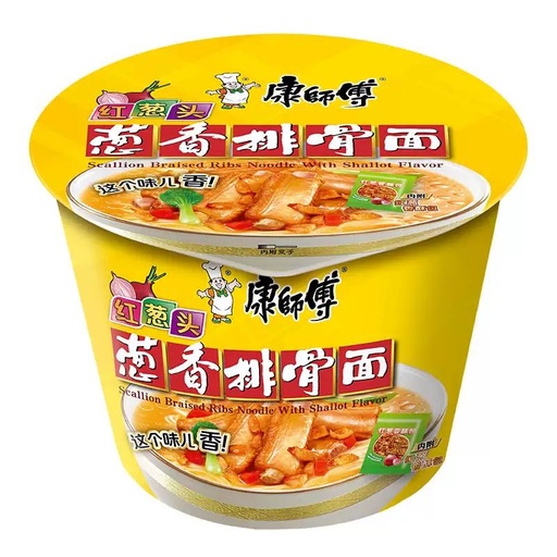 [KSFBM] KSF CUP Chive Pork Cups 109g 康师傅葱烧排骨杯面