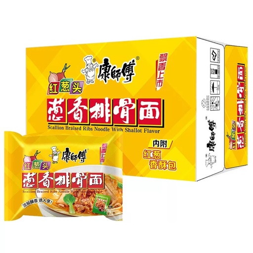 [KSFDMCSPG] KSF Chive Pork 104g 五入康师傅葱烧排骨面