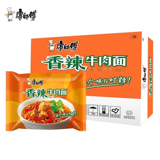 [KSFDMXLNR] KSF Spicy Beef 105g pks 五入康师傅香辣牛肉面