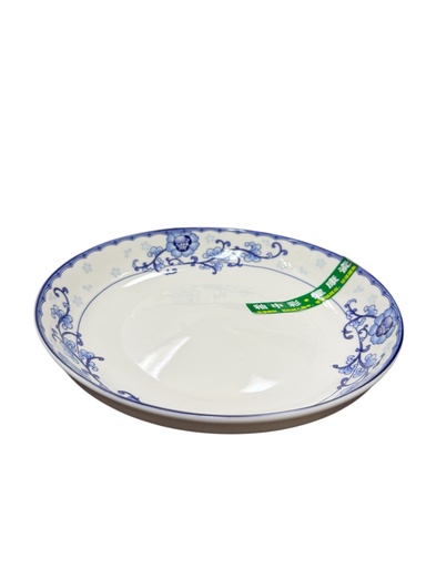 NTX Ceramic Plate 8''满堂香陶瓷饭盘 兰玲珑