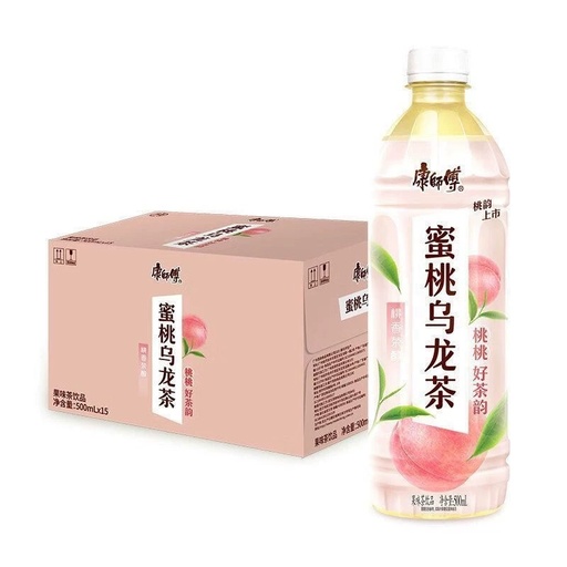 [KSFC500MTWL] KSF 500ml Peach Oolong Tea Drinks 康师傅蜜桃乌龙茶
