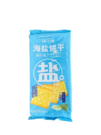 [ZSG30] YZW Biscuits 206g 御之味-海盐饼干香葱味